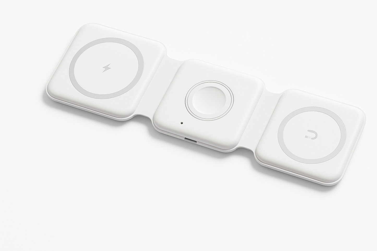 Cargador Inalámbrico Portátil 15 W – Fast Charge, Plegable y Compacto