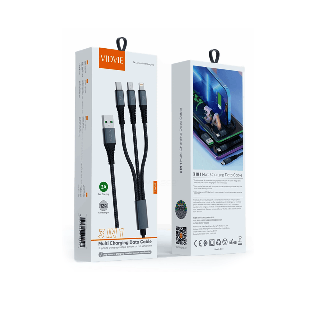 Cable de datos 3 en 1 CB4022