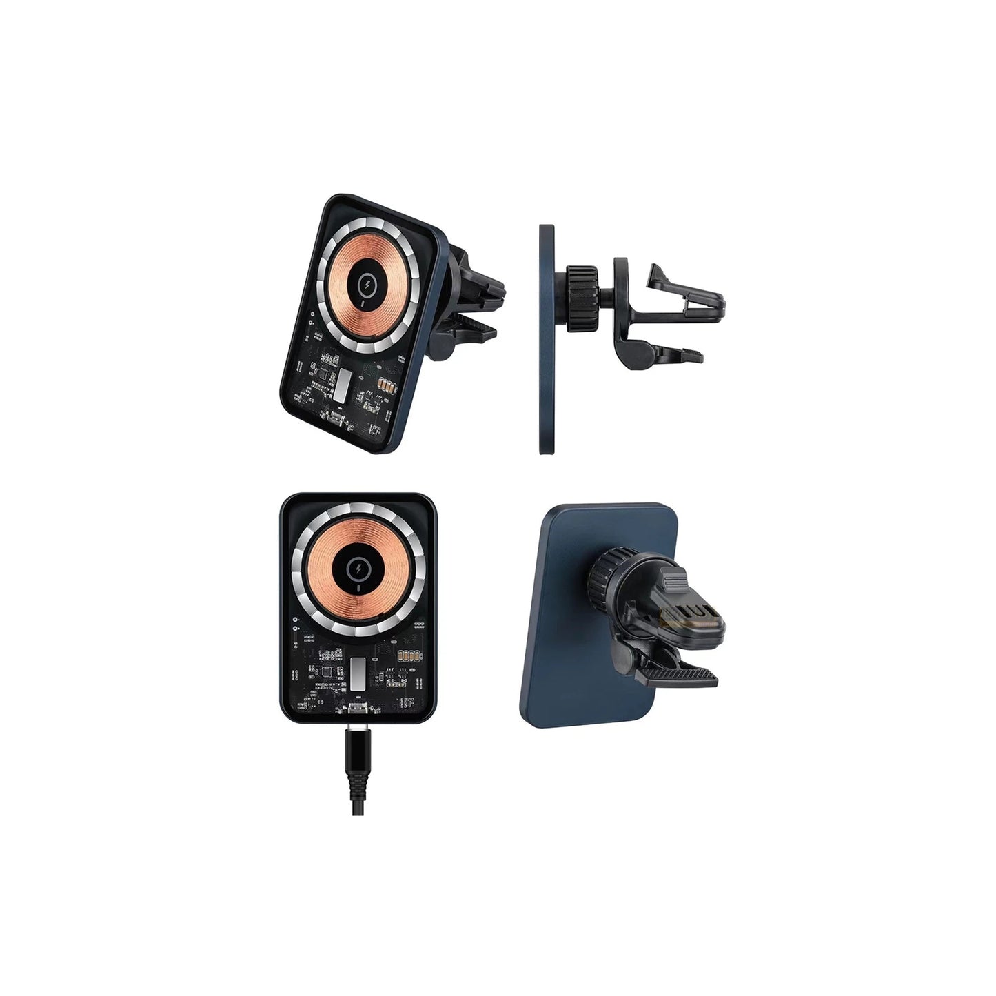Cargador Inalámbrico Magnético Poderoso – 15W para Auto