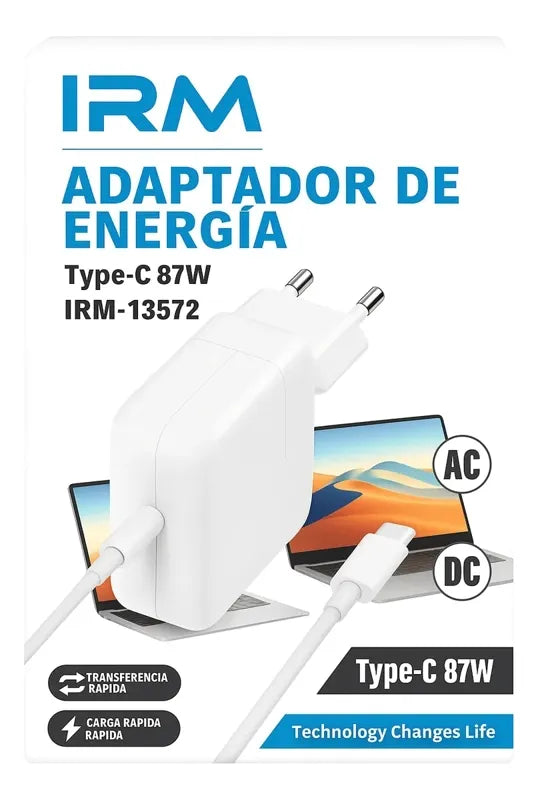 Cargador Apple Tipo C 87W