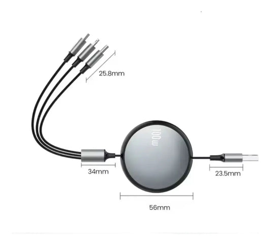 Cable de datos 3 en 1