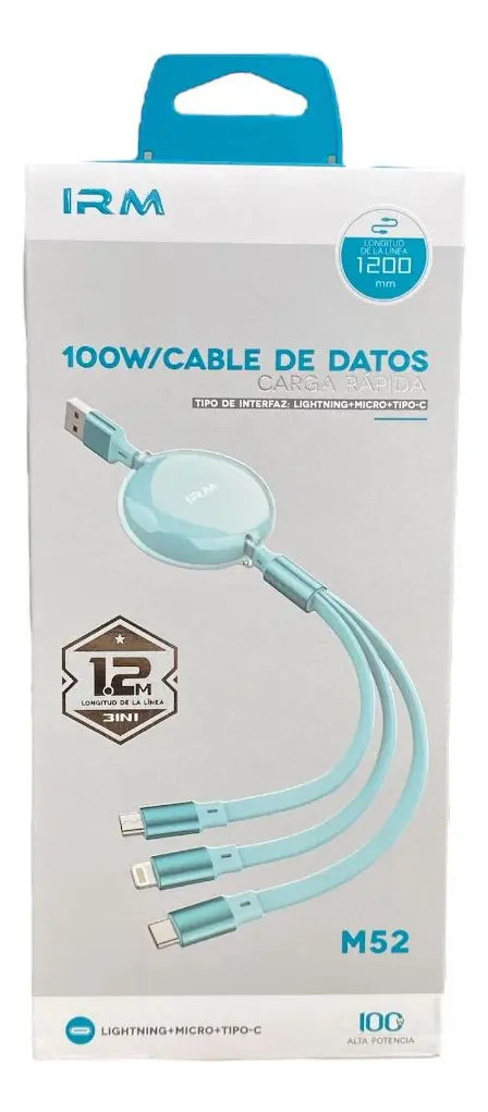 Cable de datos 3 en 1